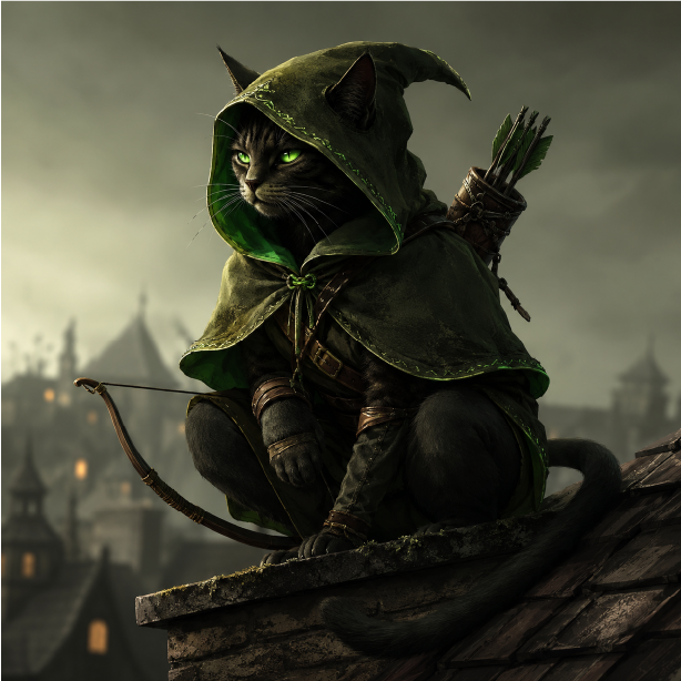 Cat In Hood mascot